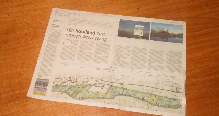 Twee pagina's in Trouw