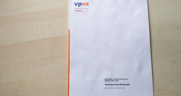 foto akte vereniging mooi binnenveld